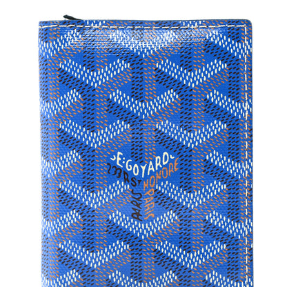 Goyard Goyardine Saint Marc Folding Card Case Sky Blue 7 of 9