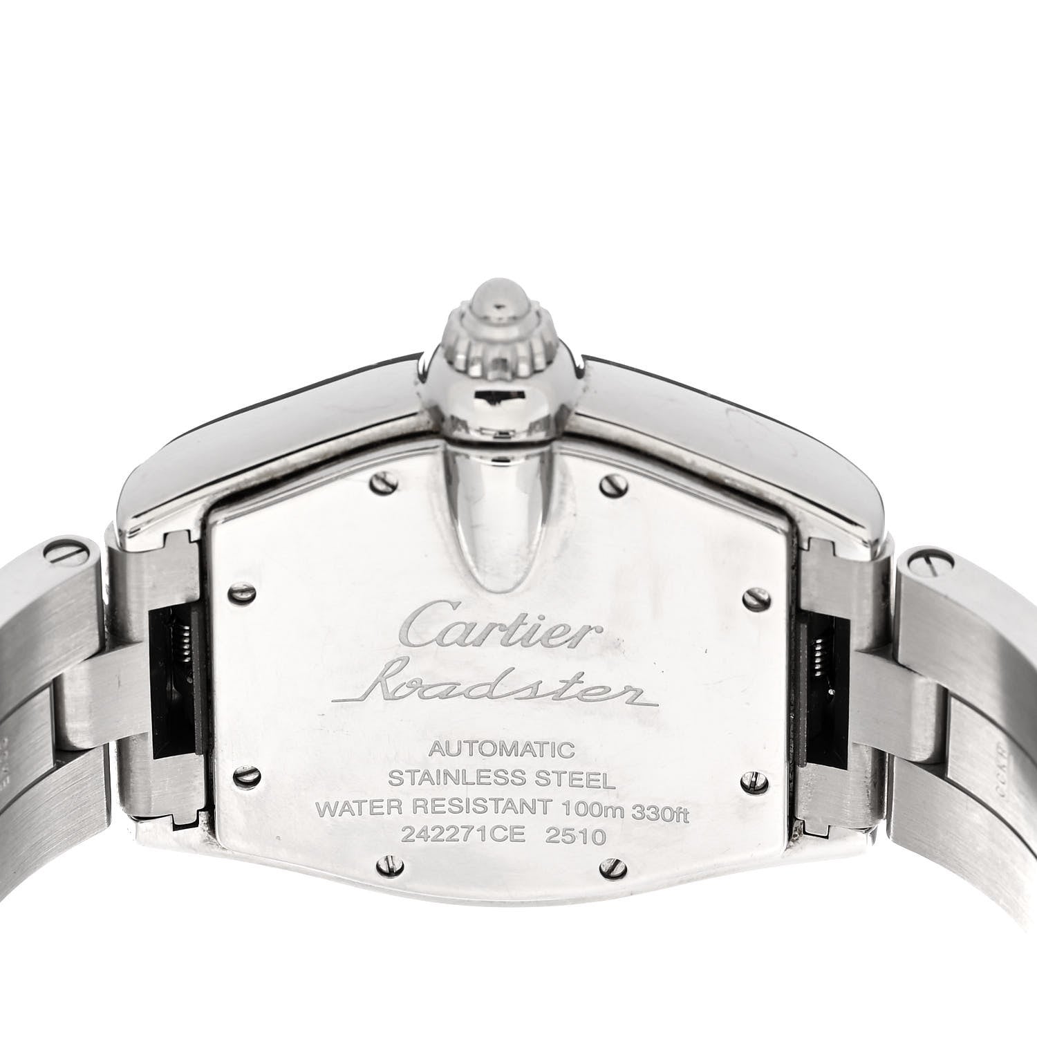 Cartier Stainless Steel 37mm Roadster Automatic Watch 4 of 5