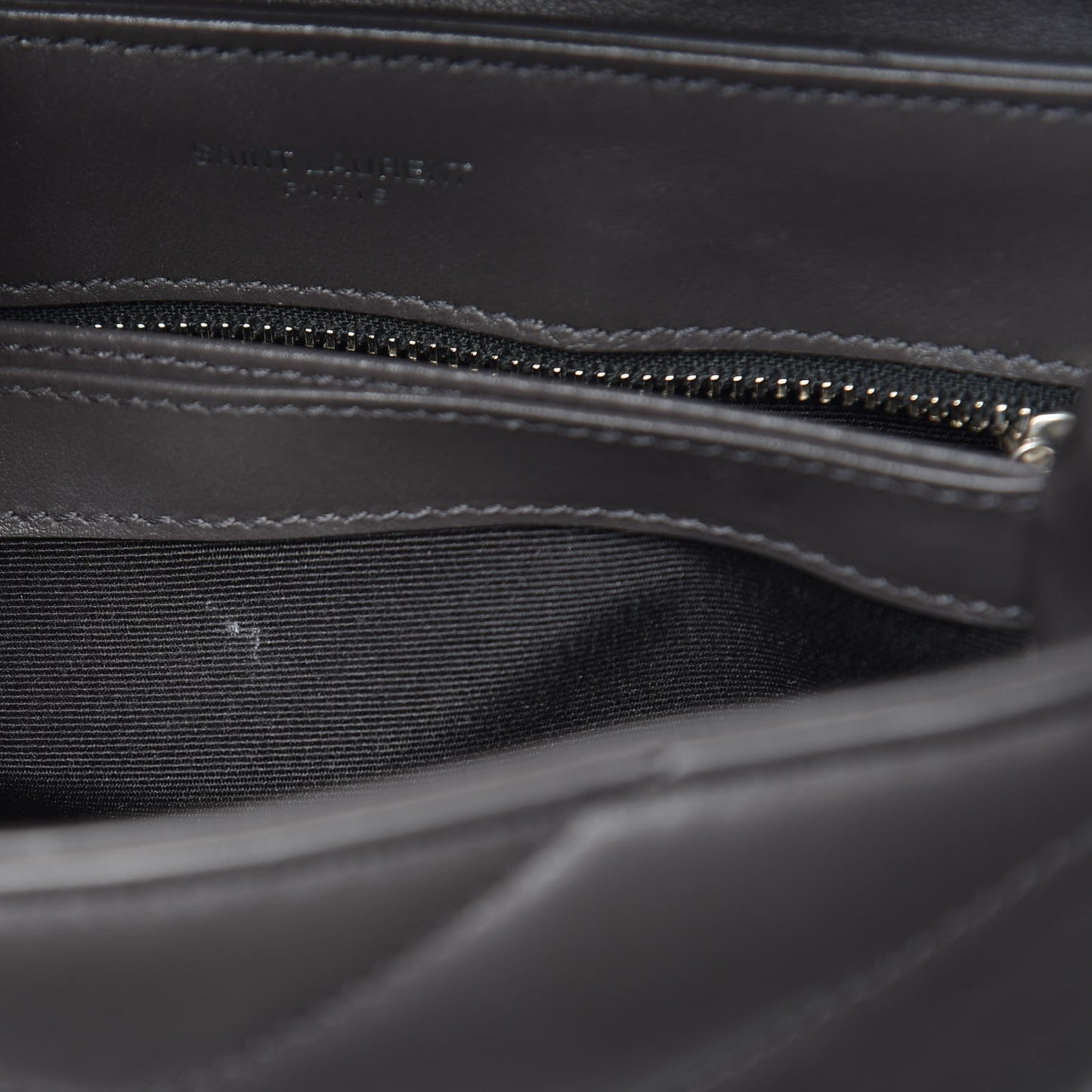 Calfskin Y Quilted Monogram Toy Loulou Crossbody Bag Asphalt