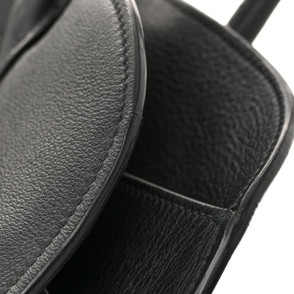 Prada Soft Grain Calfskin Large Tote Bag Black 10 of 12