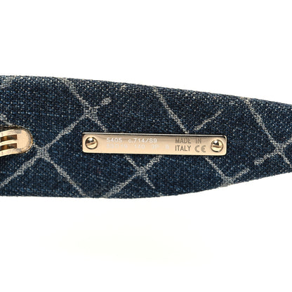 Chanel Acetate Denim Oval Sunglasses 5405 Tortoise Dark Blue 6 of 7