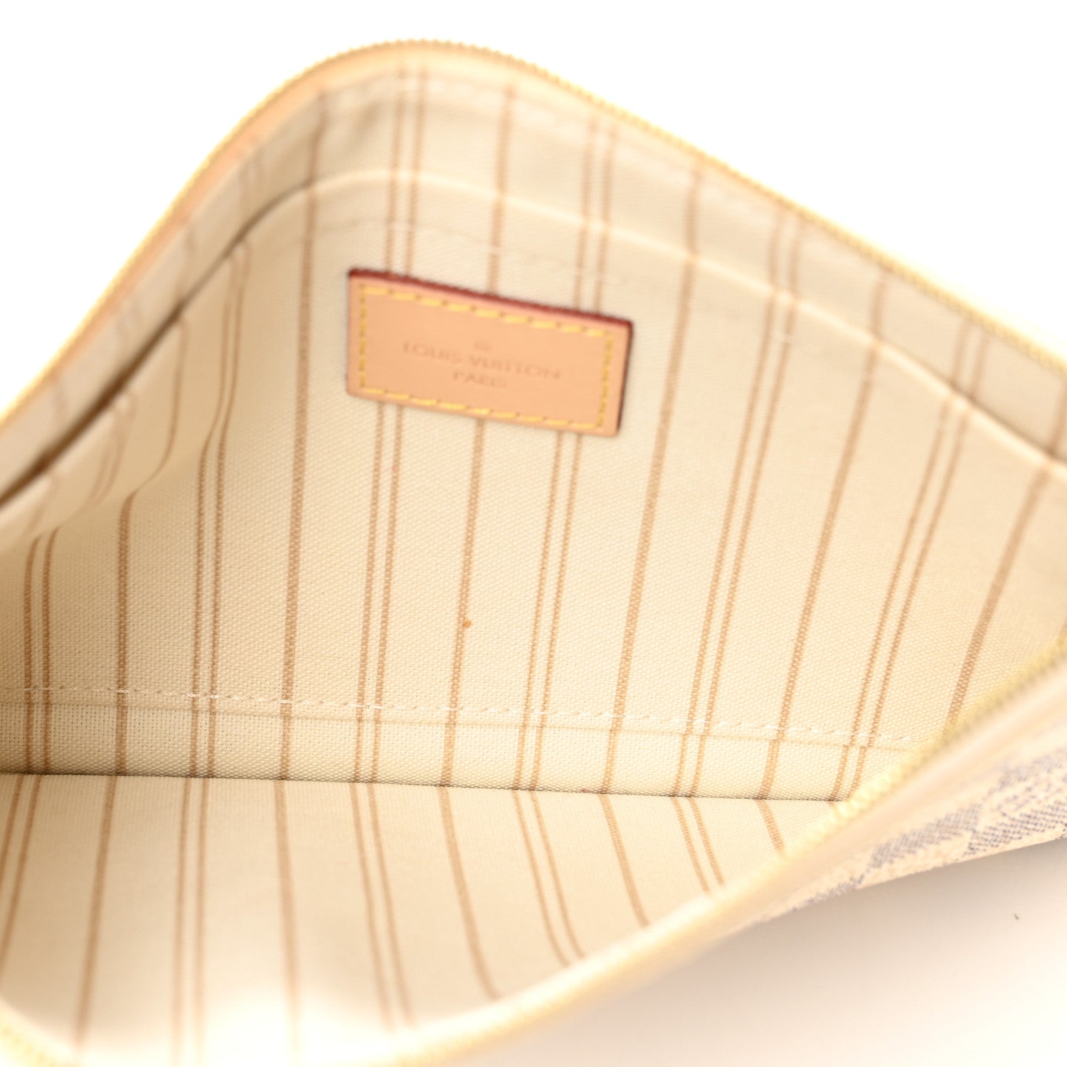 Louis Vuitton Damier Azur Neverfull MM GM Pochette 4 of 5