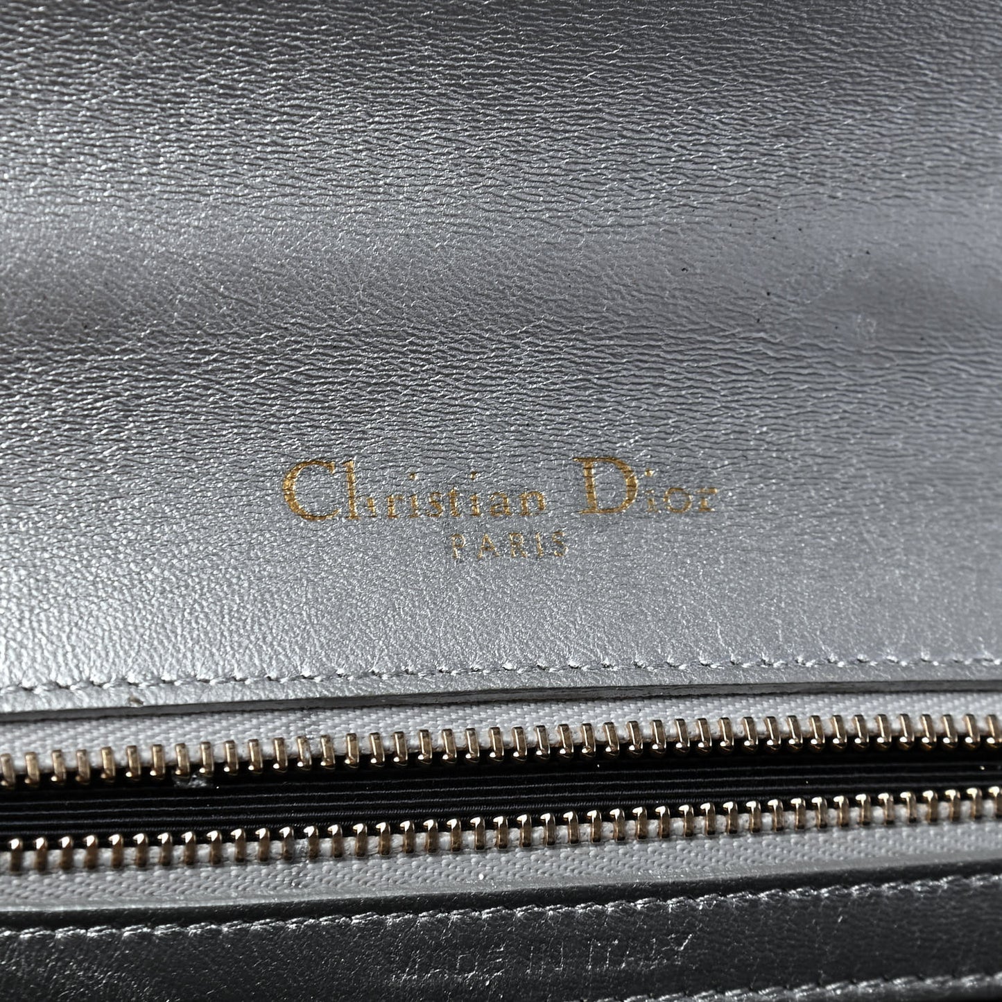 Metallic Ceramic Effect Deerskin Small Diorama Flap Bag Silver
