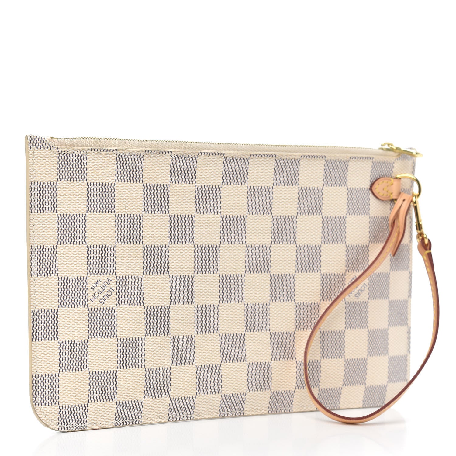 Louis Vuitton Damier Azur Neverfull MM GM Pochette 3 of 8