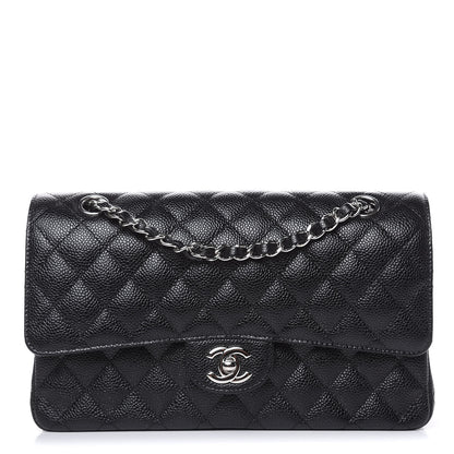 Chanel Caviar Quilted Medium Double Flap Black 1 of 10