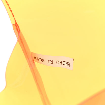 Hermes Vinyl Souvenir De L'Exposition Kelly Orange 7 of 11