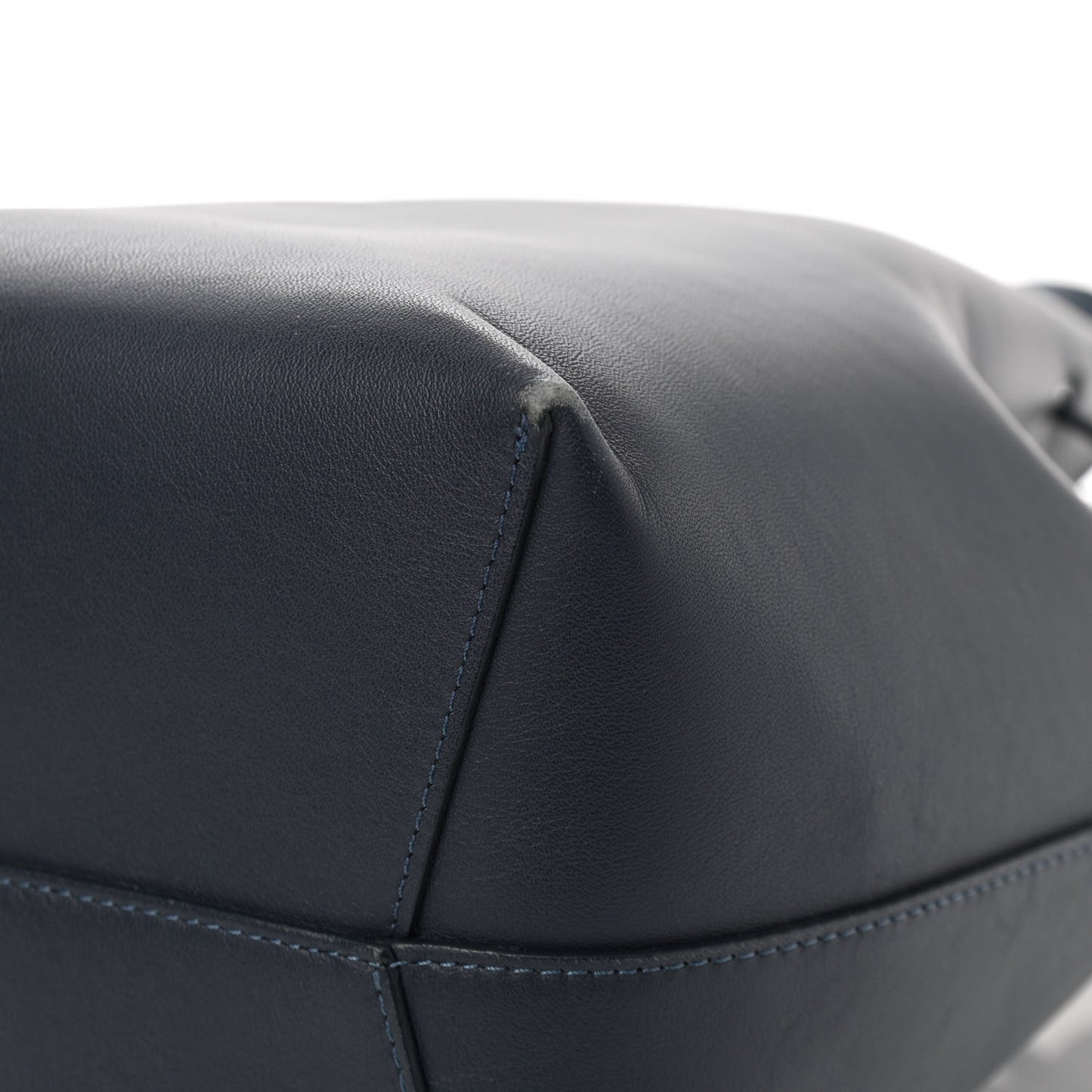 Calfskin Bucket Bag Blu