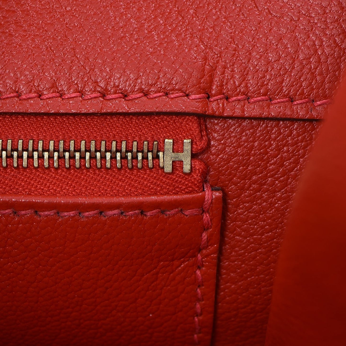 Togo Birkin 35 Rouge Casaque