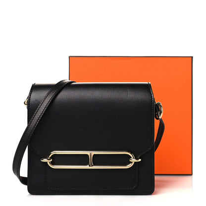 Hermes Evergrain Mini Sac Roulis Black 11 of 11