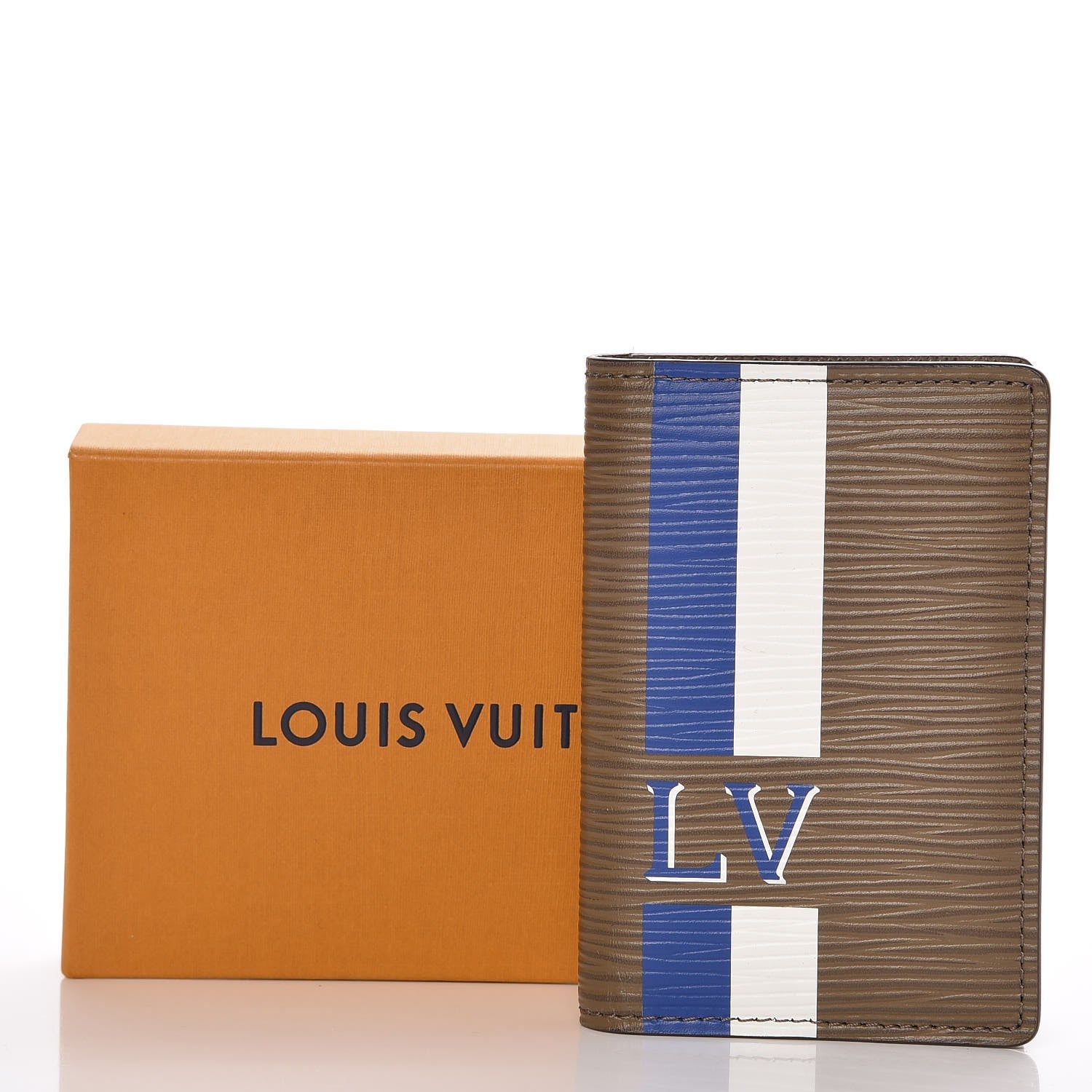 Louis Vuitton Epi Pocket Organizer Kaki Stripes 8 of 8