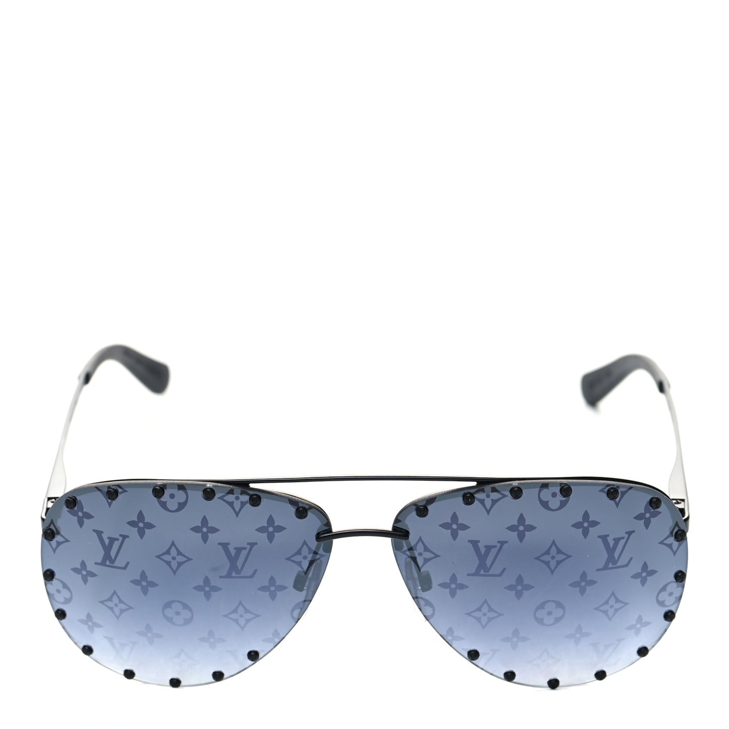 Monogram The Party Aviator Sunglasses Z0971U Black