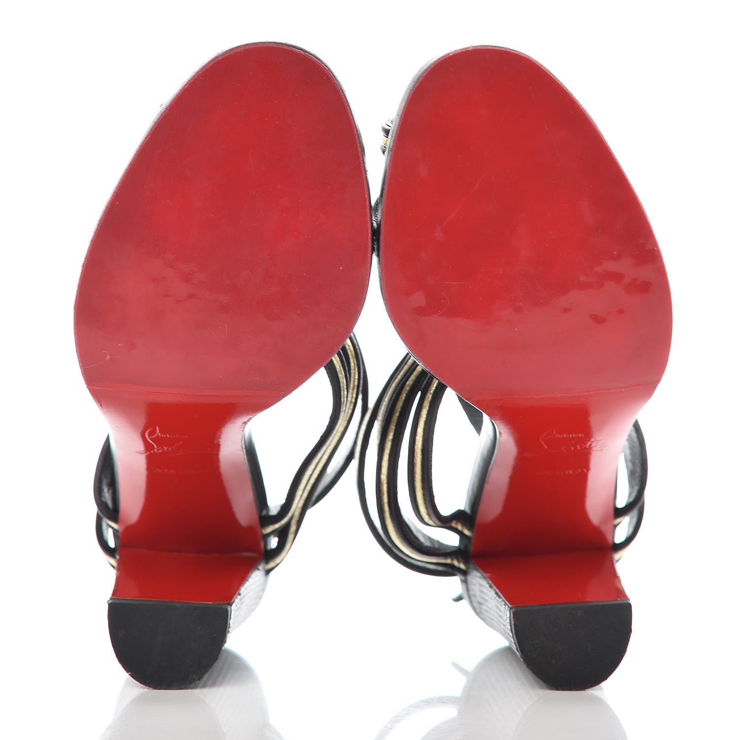 Christian Louboutin Nappa Zenobissima 85 Sandals 37 Black 7 of 13
