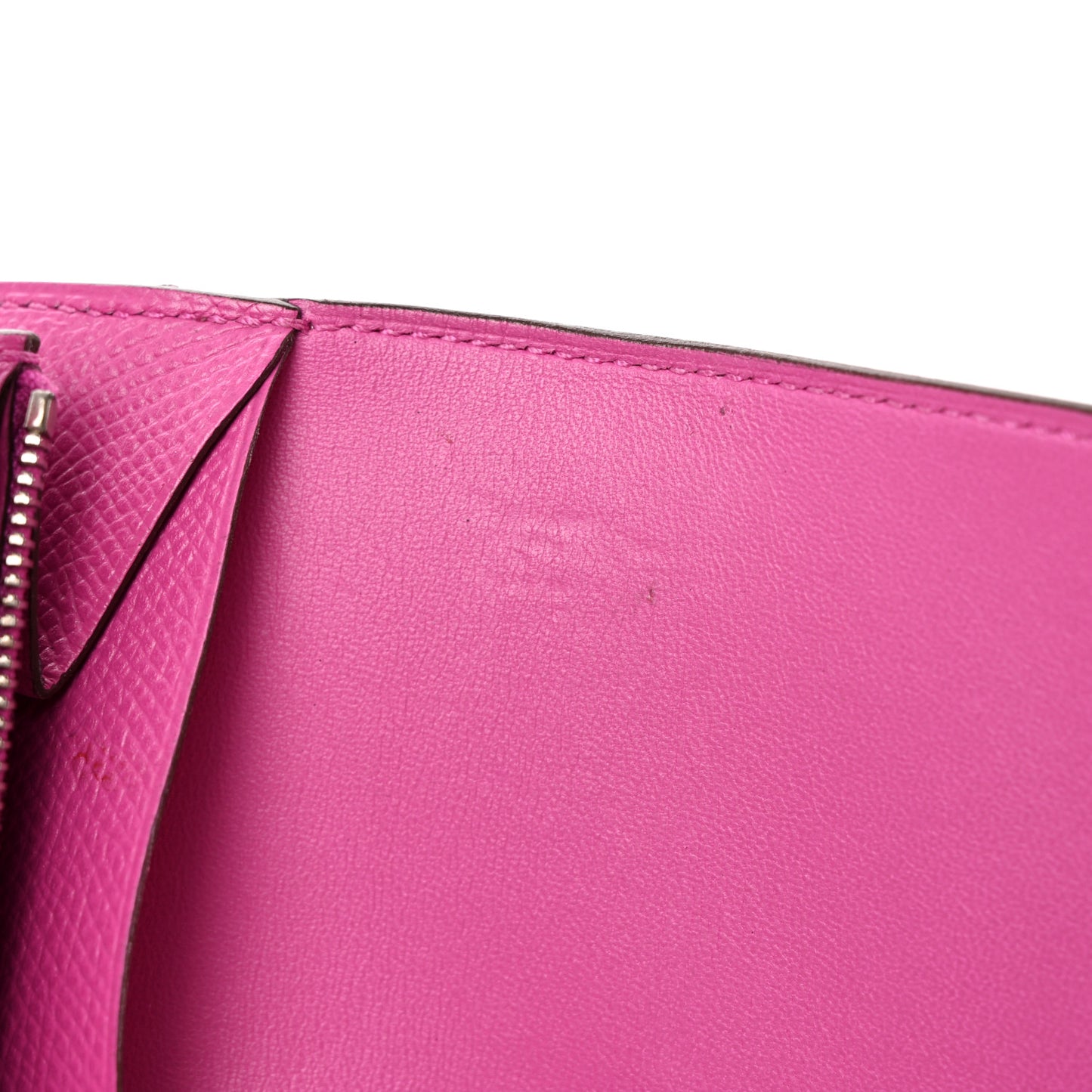 Epsom Enamel Constance Short Wallet Magnolia Bleu Brighton