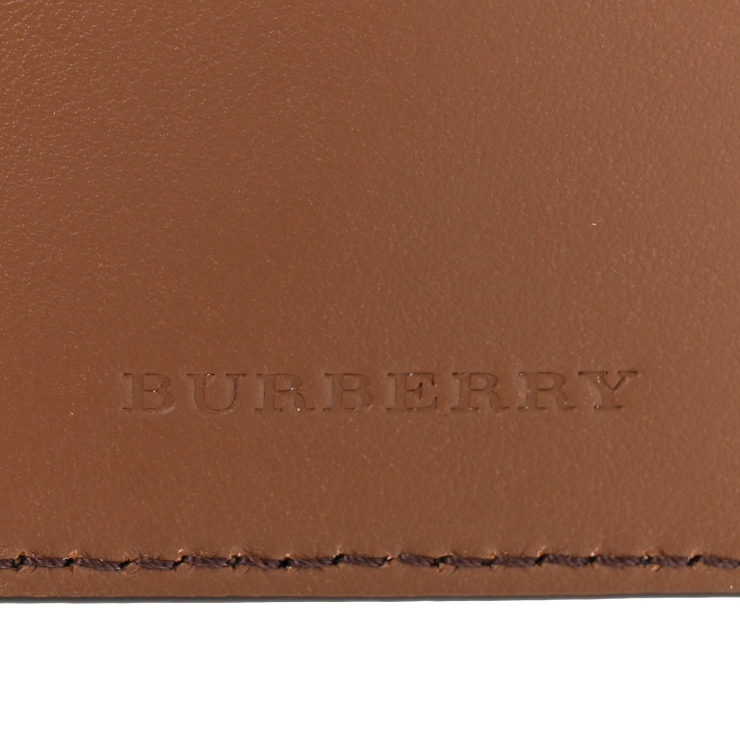 House Check Luna French Wallet Brown