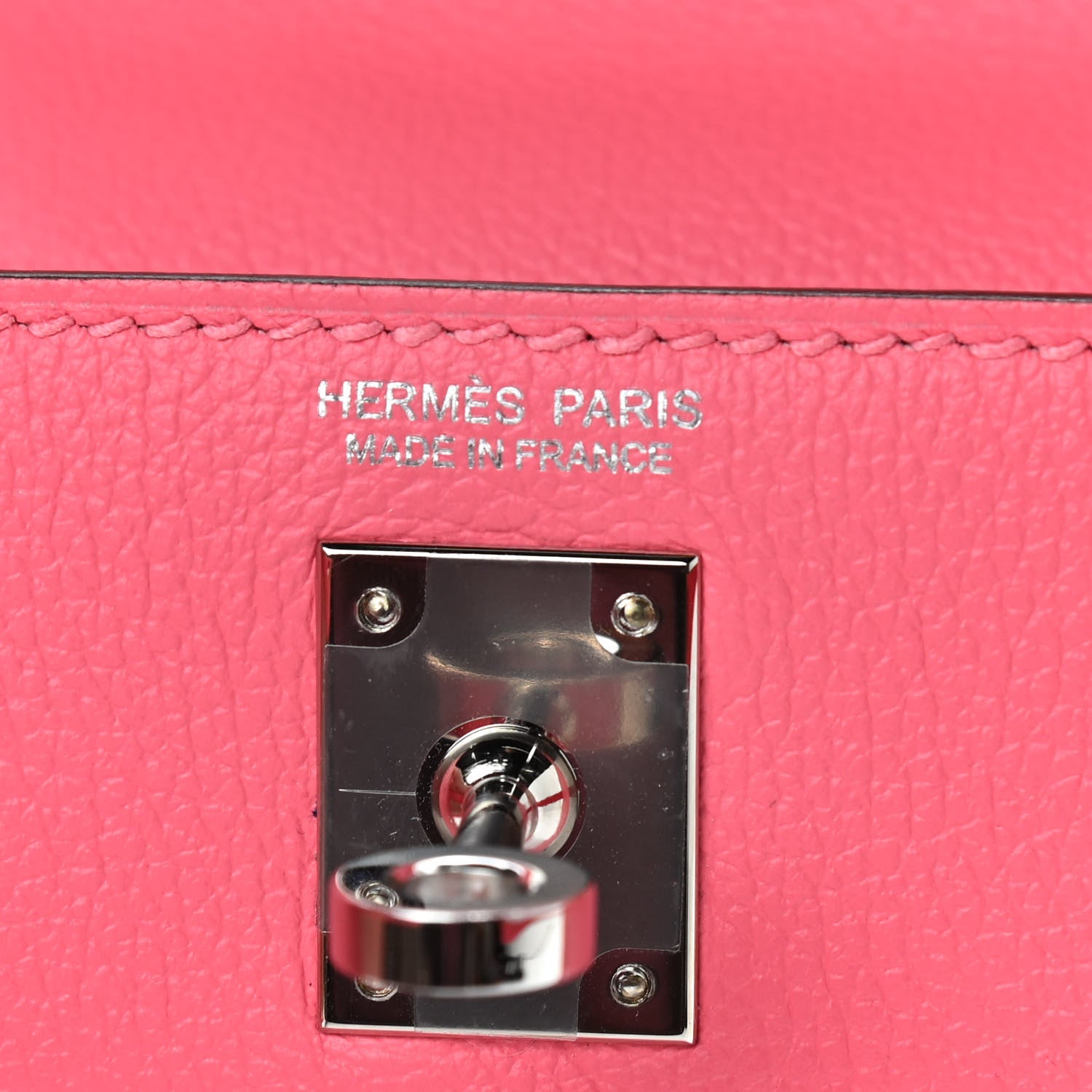 Hermes Evercolor Kelly Danse II Belt Bag Rose Azalee 7 of 8