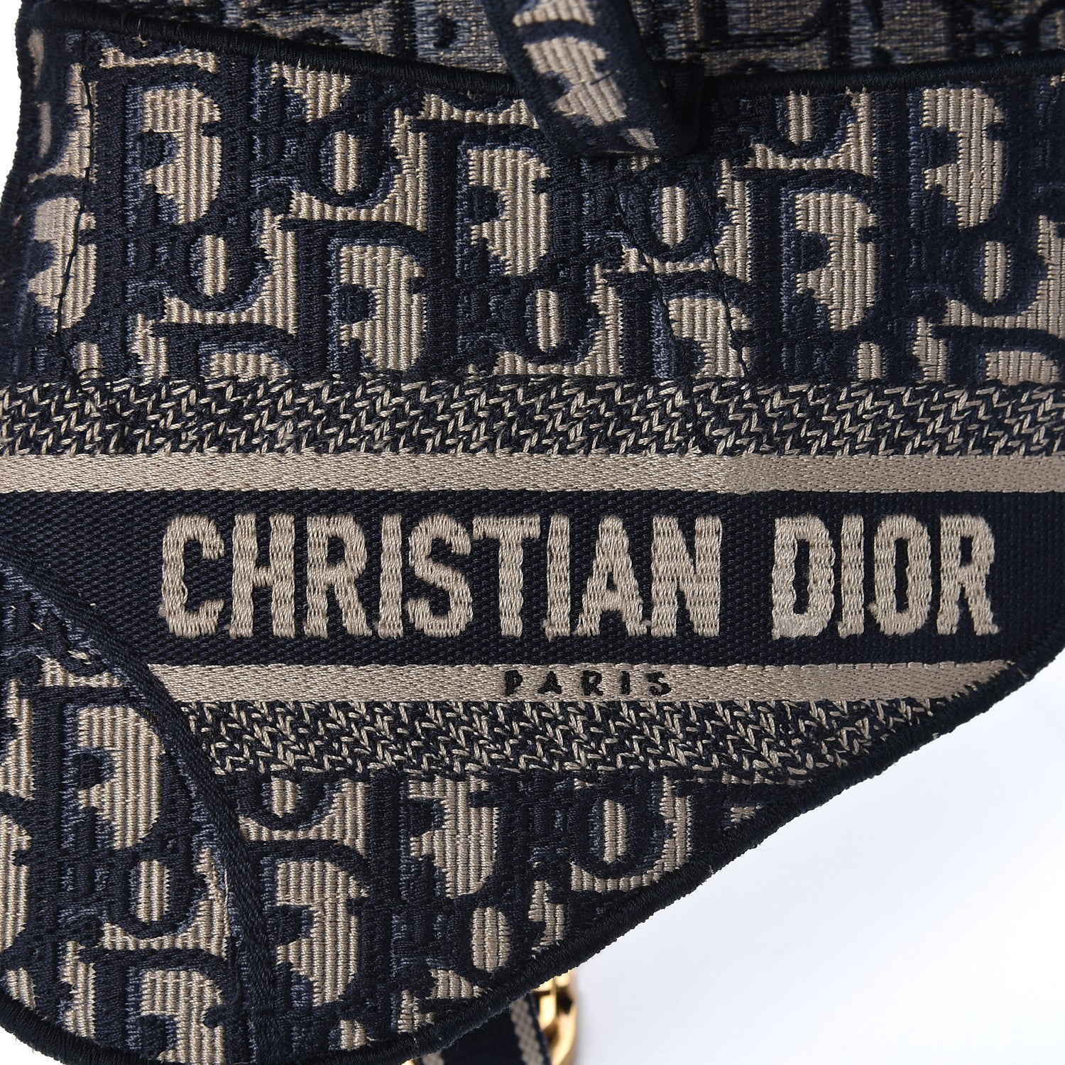 Christian Dior Oblique Saddle Pouch Blue 8 of 8