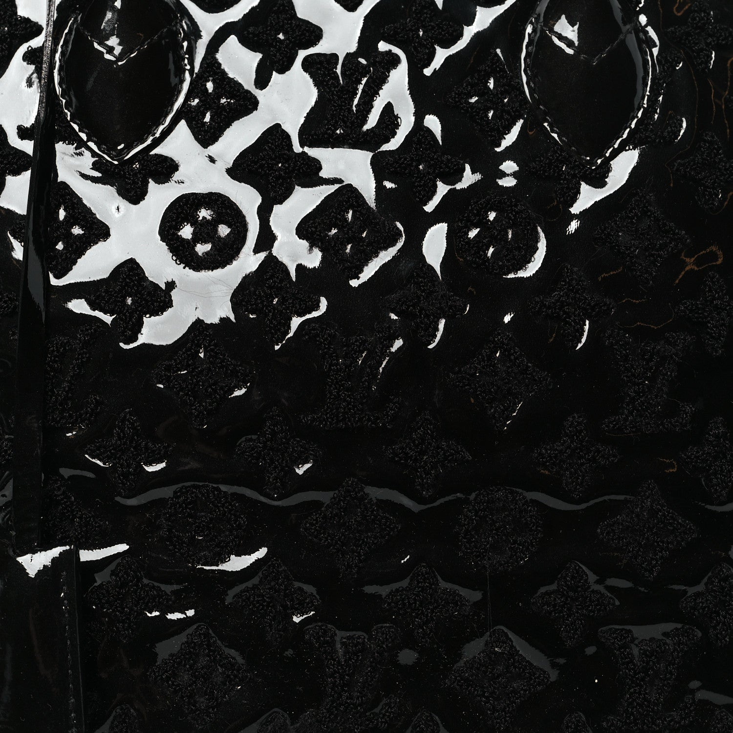 Louis Vuitton Patent Lambskin Fascination Lockit Black 7 of 9