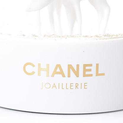 Chanel Glass Joaillerie Deer Christmas Snow Globe 4 of 4