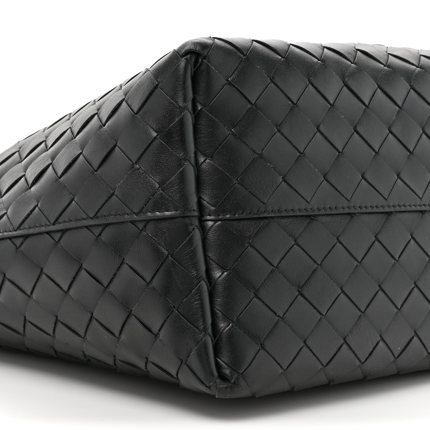 Bottega Veneta Nappa Intrecciato Small North South Tote Black 11 of 13