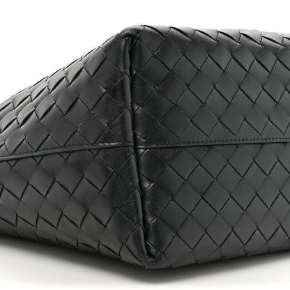 Bottega Veneta Nappa Intrecciato Small North South Tote Black 11 of 13