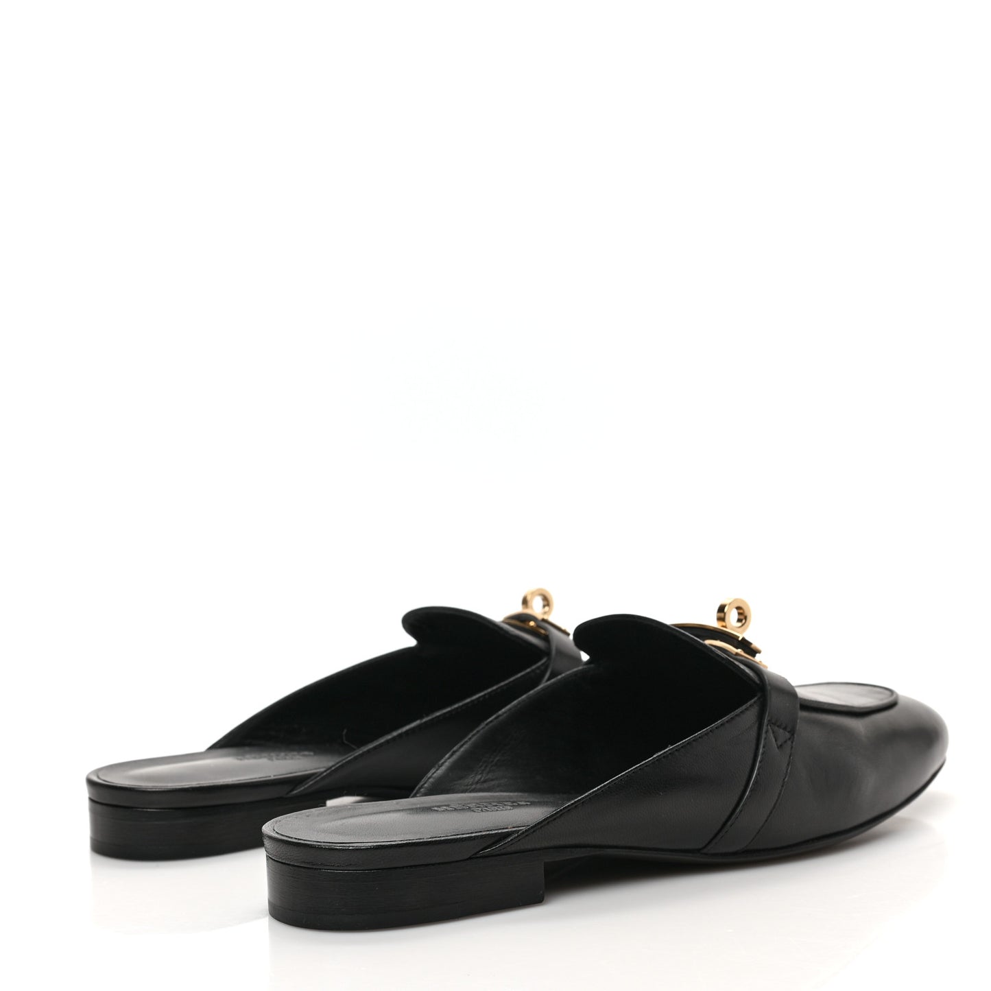 Goatskin Oz Mules 38 Black