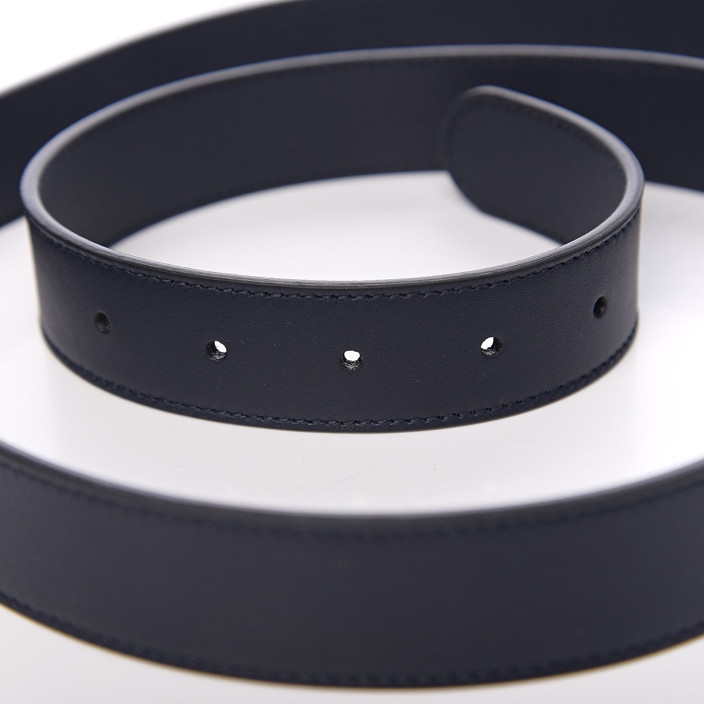 Moon Calfskin Double G 30mm Belt 105 42 Blue