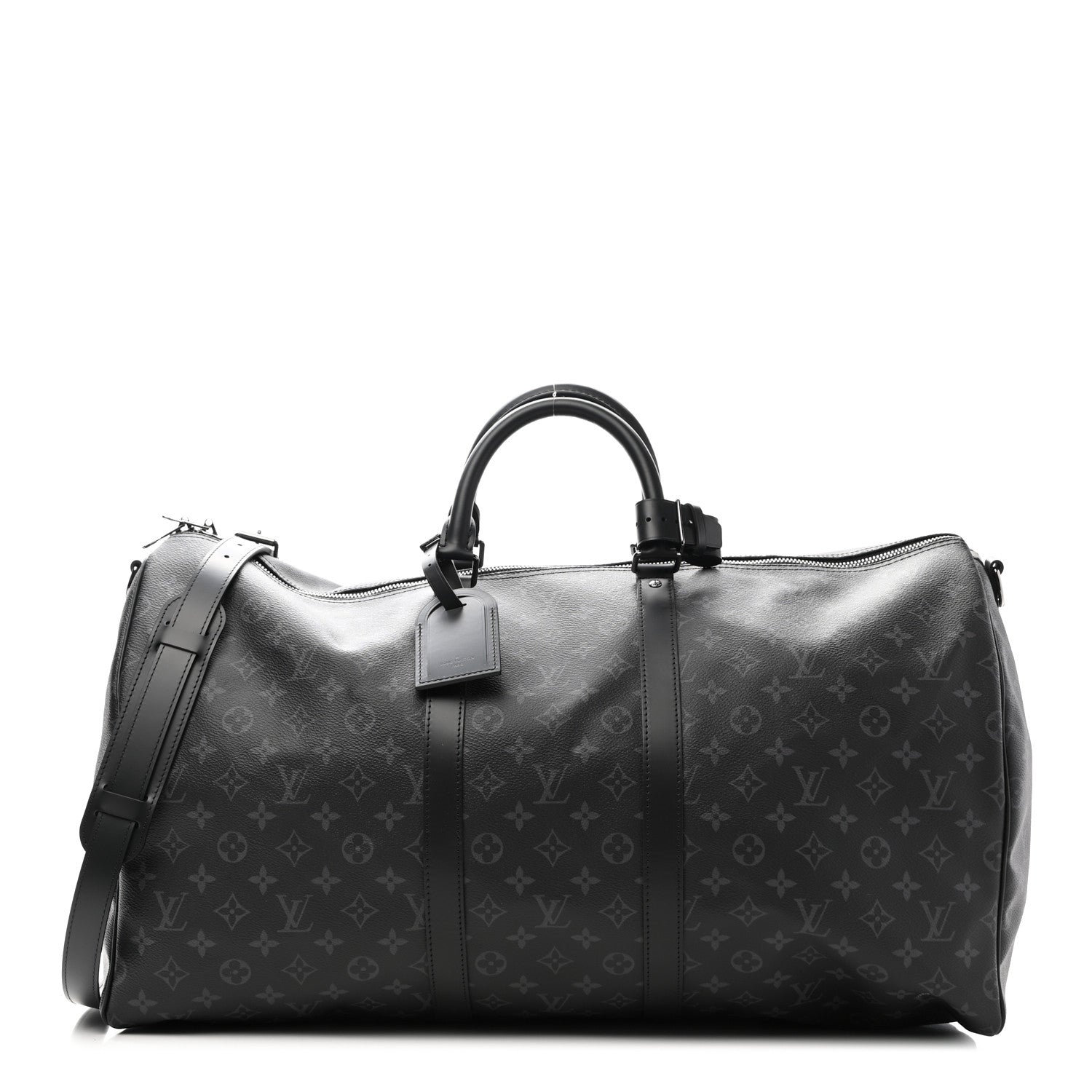 Louis Vuitton Monogram Eclipse Keepall Bandouliere 55 1 of 11