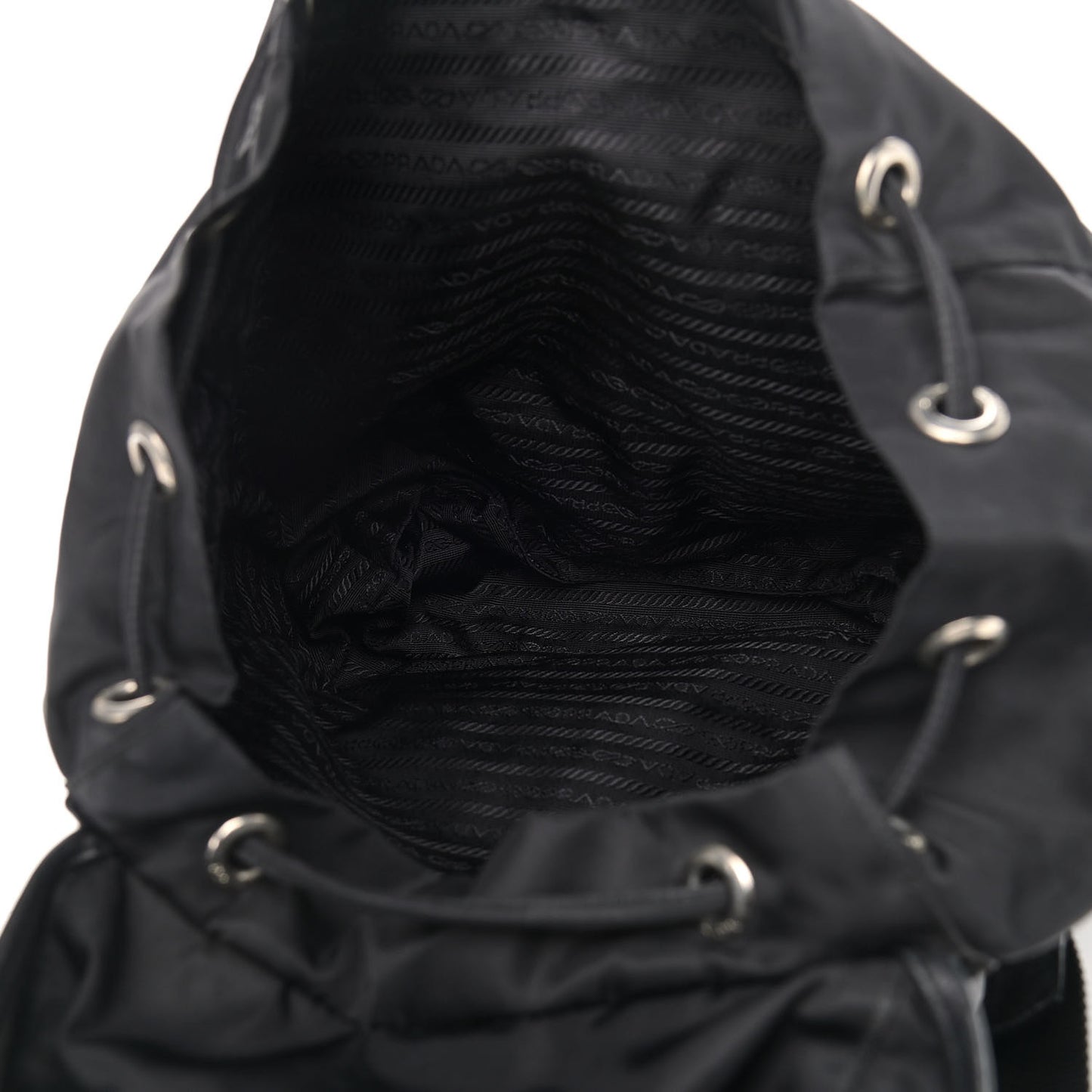 Nylon Vela Medium Backpack Black