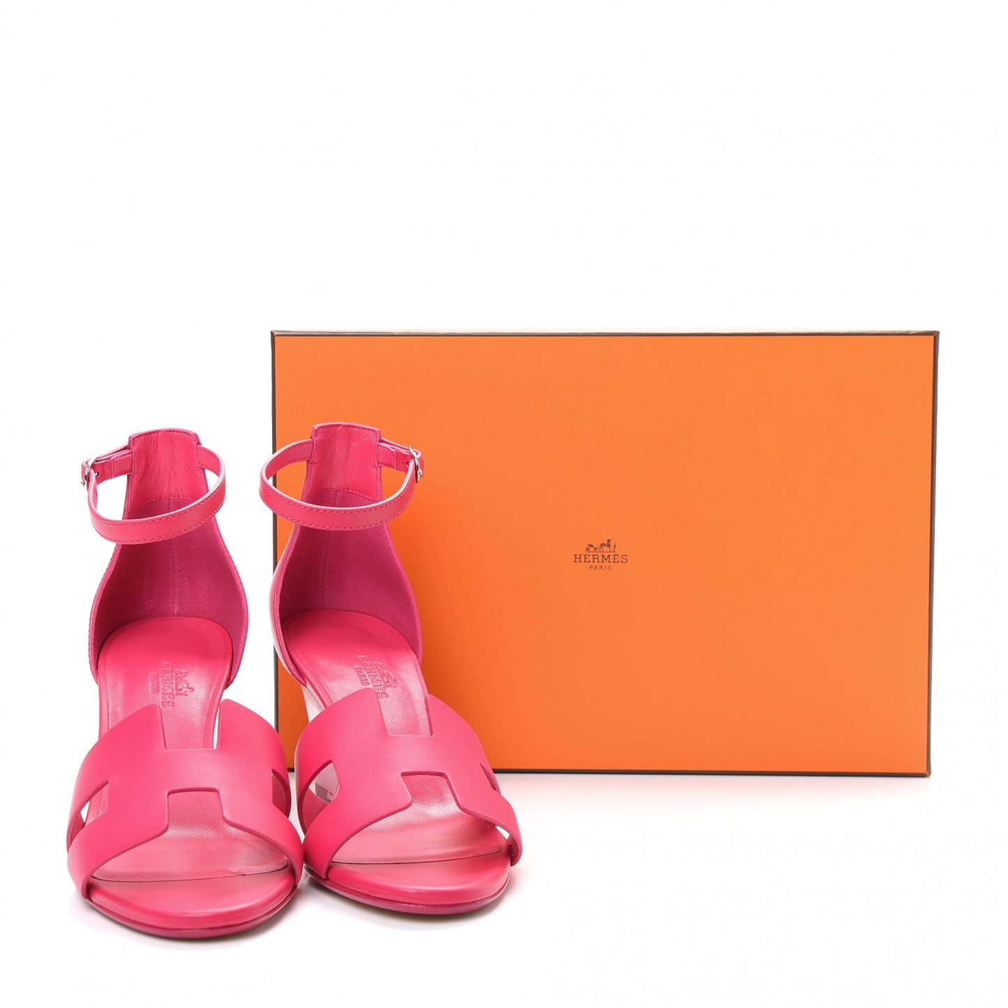 Calfskin Legend Wedge Sandals 37 Pink