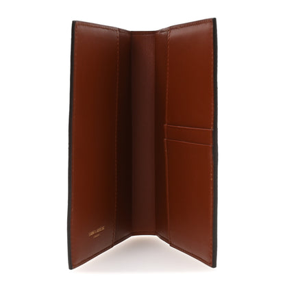 Saint Laurent Classic Toile Monogram A6 Agenda Sleeve Brown 5 of 6