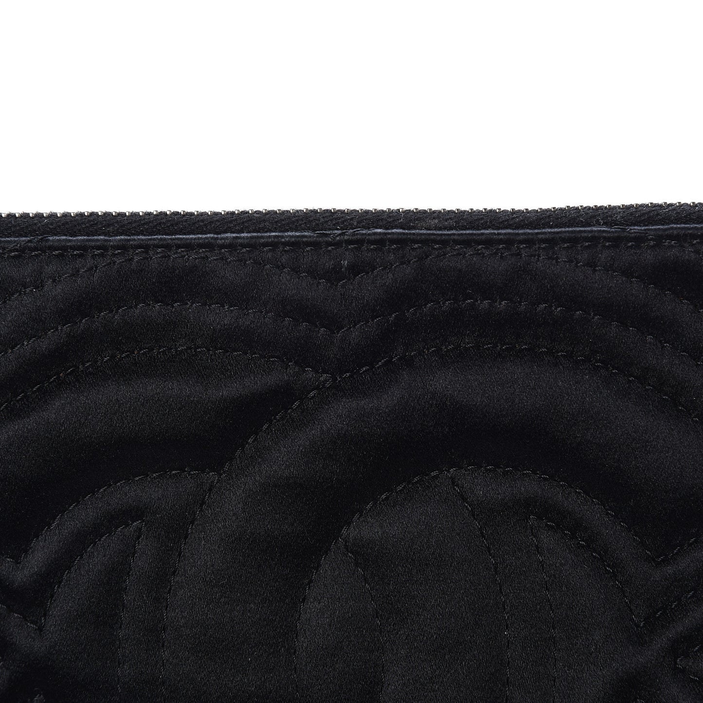 Satin CC Evening Bag Black
