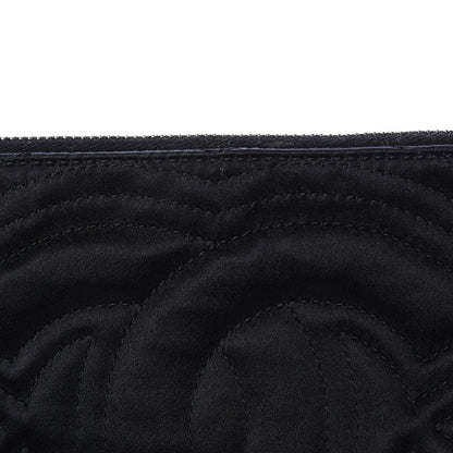Chanel Satin CC Evening Bag Black 8 of 8