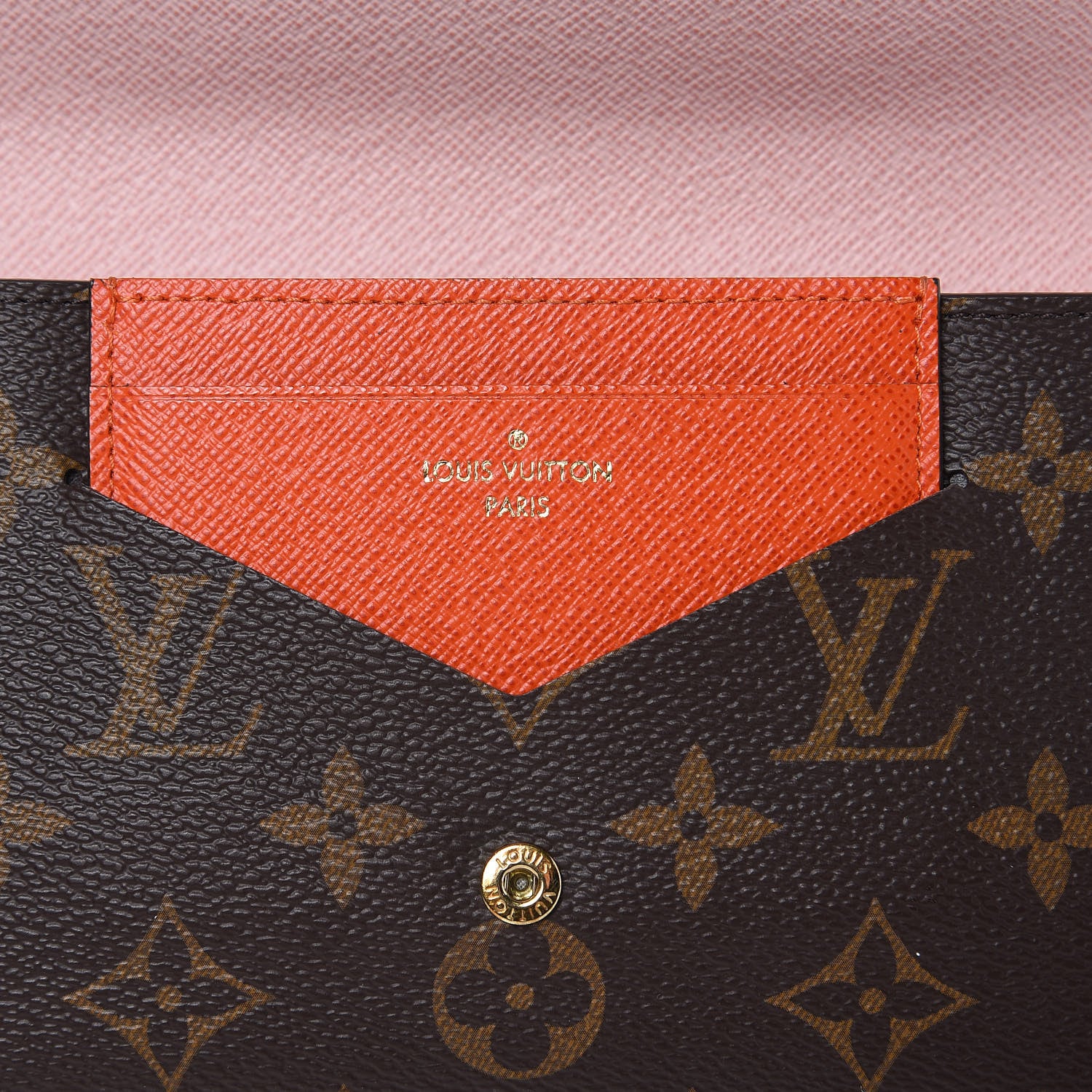 Louis Vuitton Monogram Jeanne Wallet Rose Ballerine 6 of 12