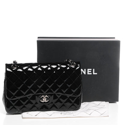 Chanel Patent Jumbo Double Flap Black 5 of 8