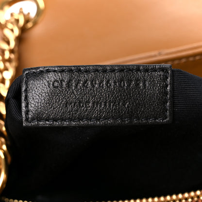 Saint Laurent Calfskin Y Quilted Monogram Medium Loulou Chain Satchel Dark Natural 8 of 12