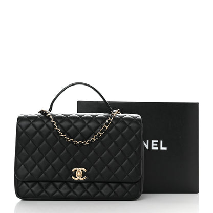 Chanel Lambskin Quilted Medium Citizen Chic Flap Black 11 of 11