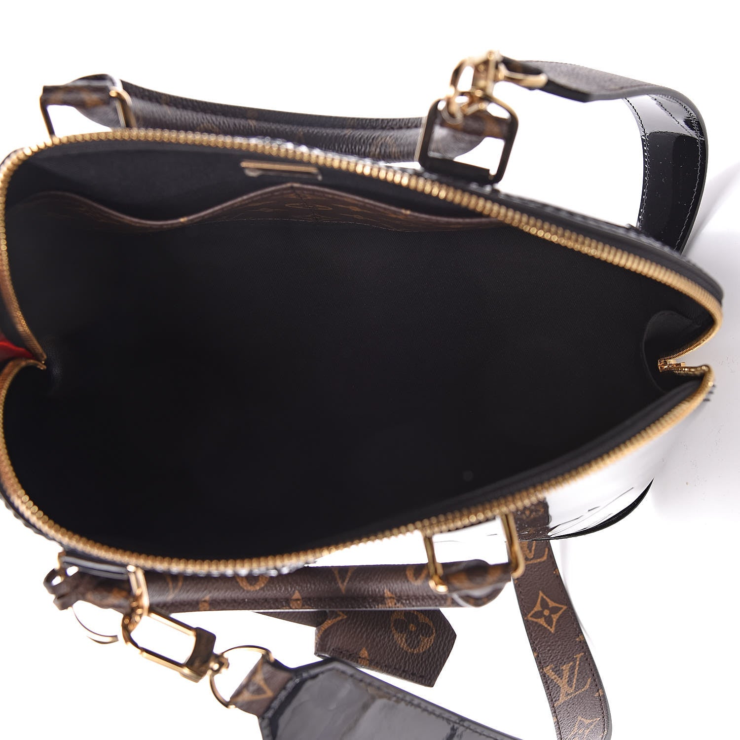 Louis Vuitton Patent Monogram Alma PM Black 5 of 10