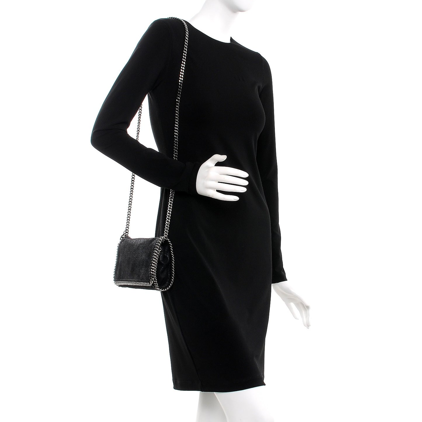 Shaggy Deer Falabella Crossbody Bag Black
