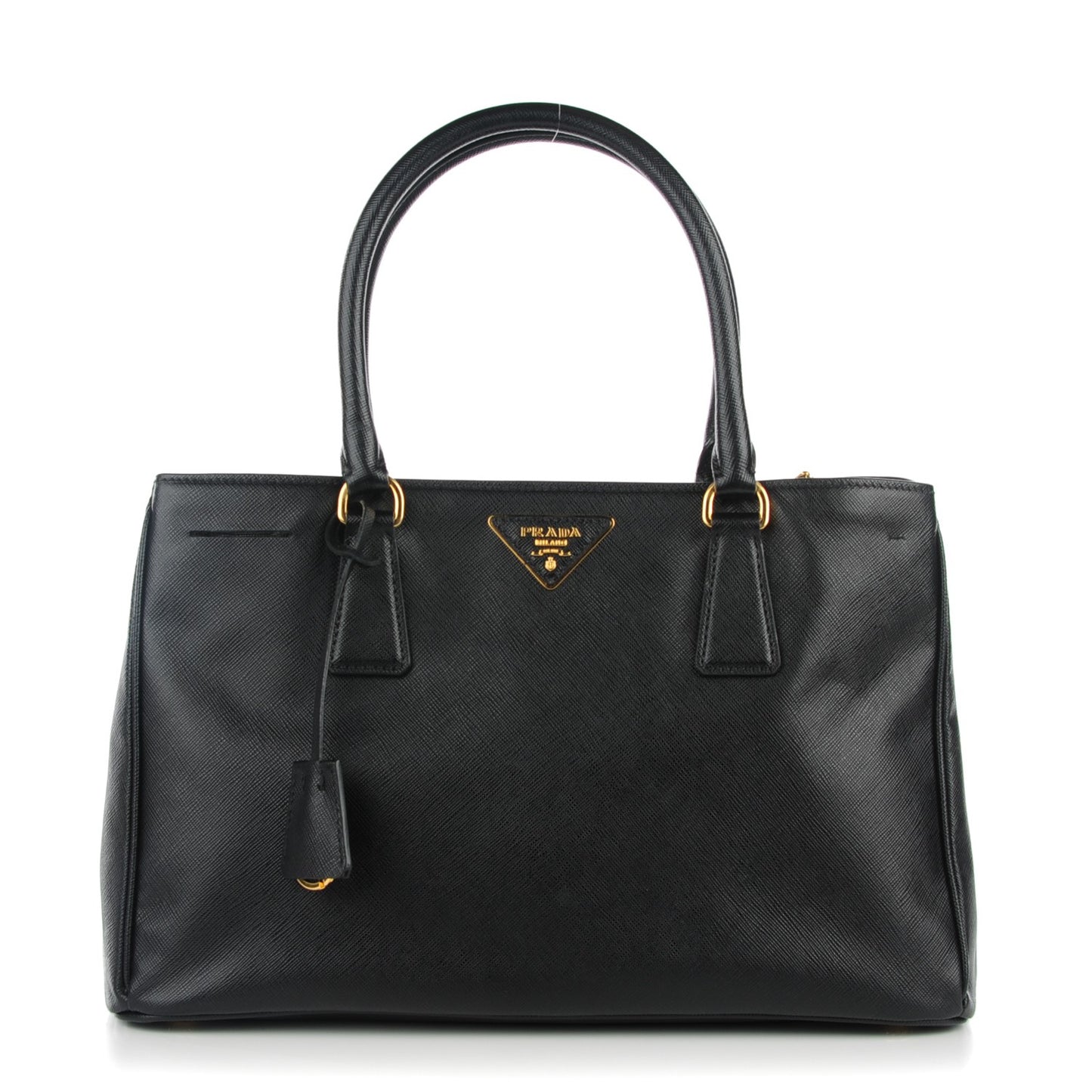 Saffiano Lux Small Tote Nero Black