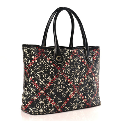 Chanel Coated Canvas Coco Small Tote Black 4 of 10