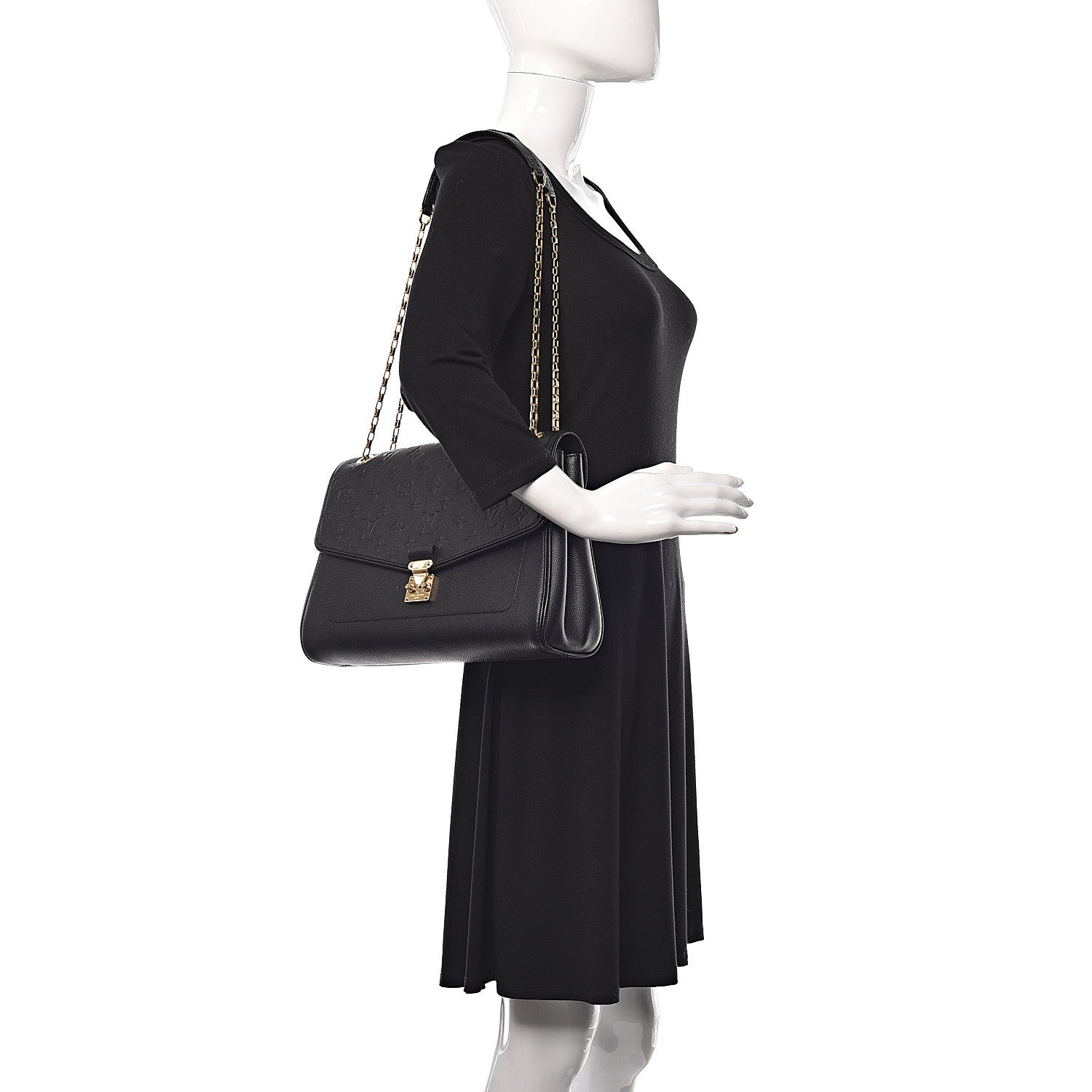 Louis Vuitton Empreinte Saint Germain MM Black 2 of 9