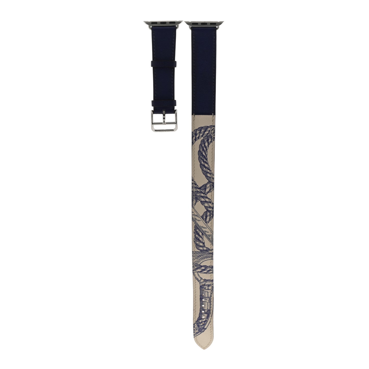 Swift Cavalleria Print 41mm Apple Watch Double Tour Strap Encre Beton