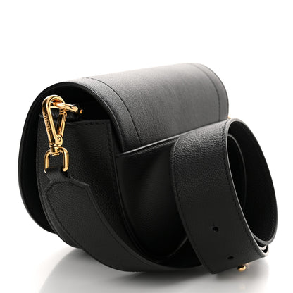 Versace Grained Calfskin La Medusa Small Shoulder Bag Black 3 of 10