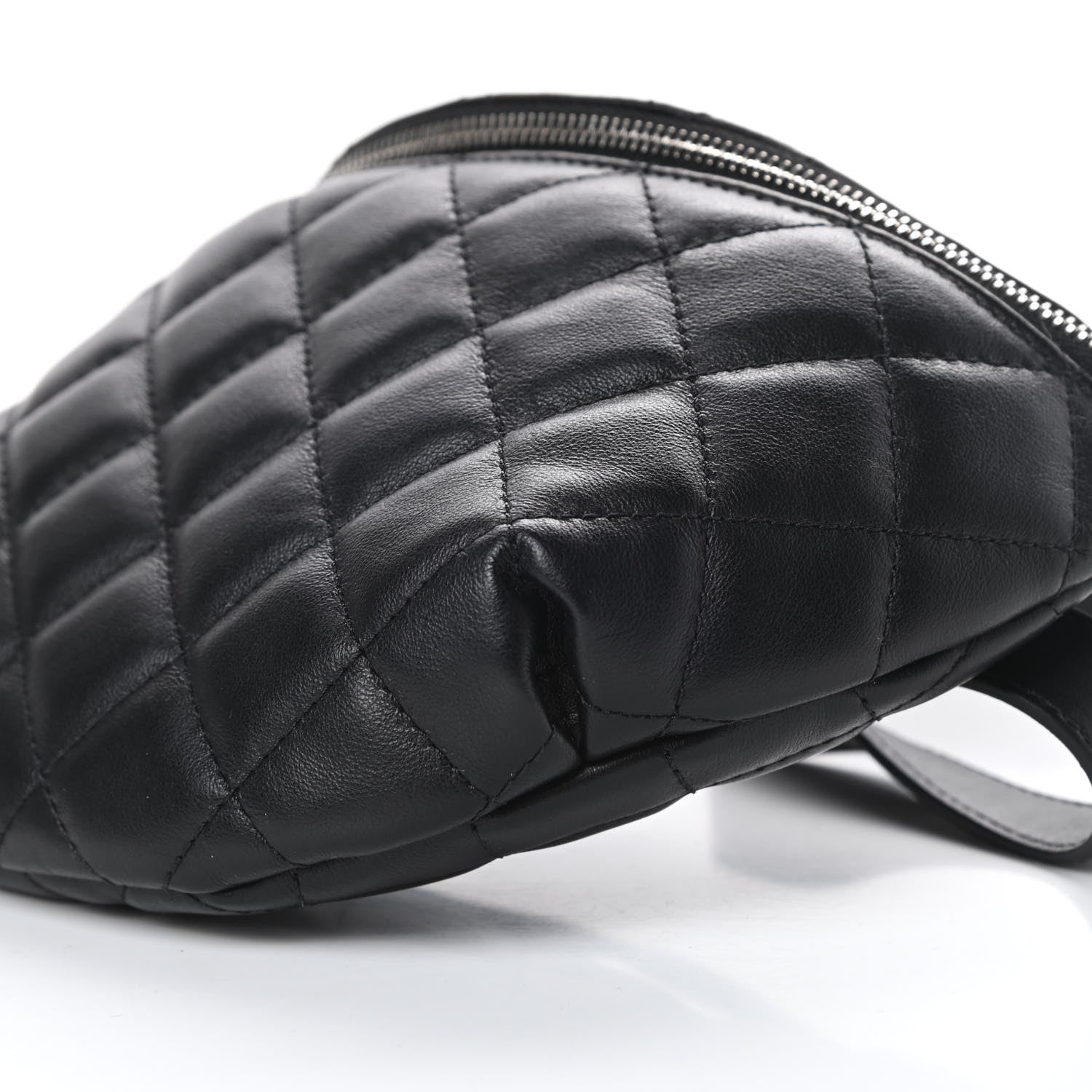 Chanel Calfskin Quilted Waist Belt Bag Black 11 of 11
