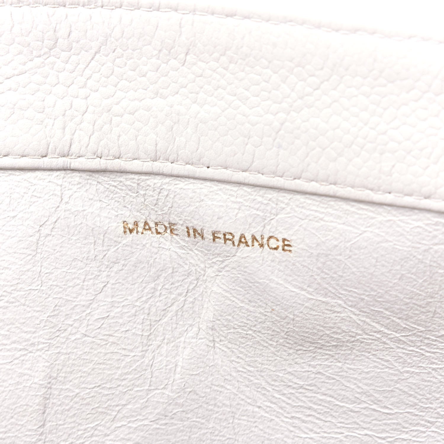 Chanel Caviar CC Tote White 10 of 13
