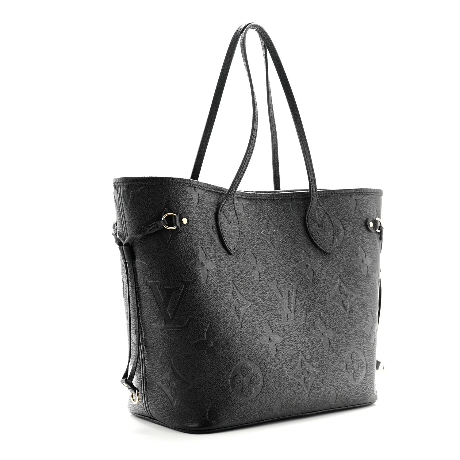 Louis Vuitton Empreinte Monogram Giant Neverfull MM Black 4 of 10
