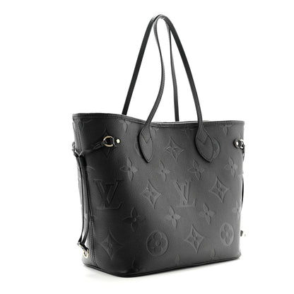 Louis Vuitton Empreinte Monogram Giant Neverfull MM Black 4 of 10