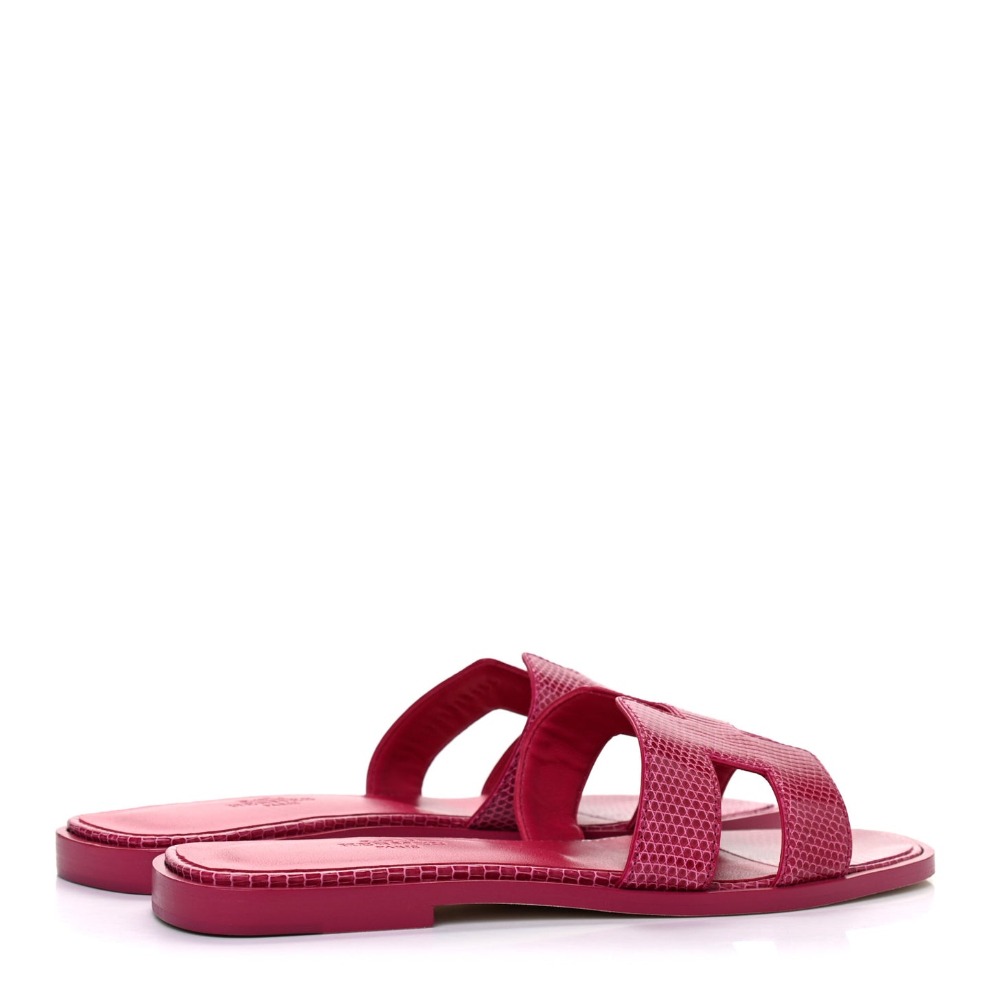 Lizard Oran Sandals 36 Fuchsia