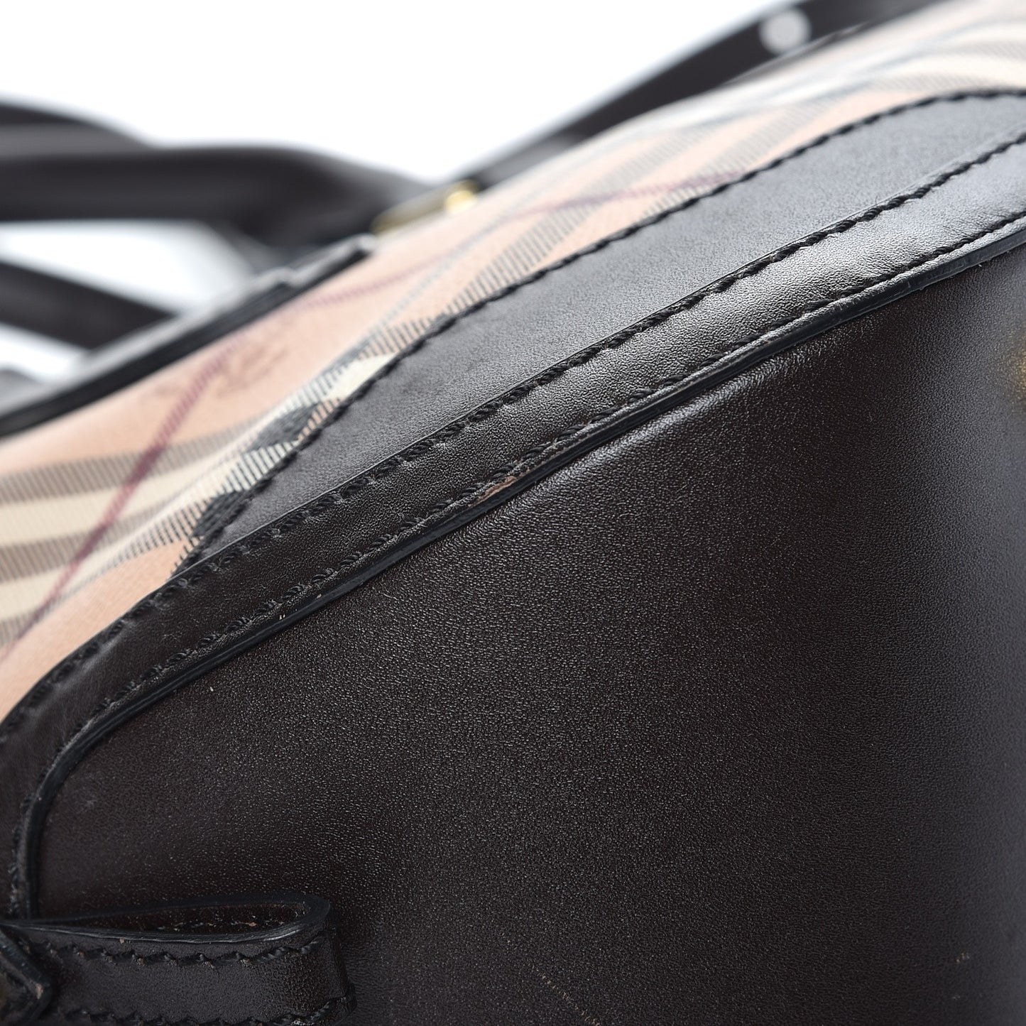 Haymarket Check Small Orchard Bowling Bag Chocolate