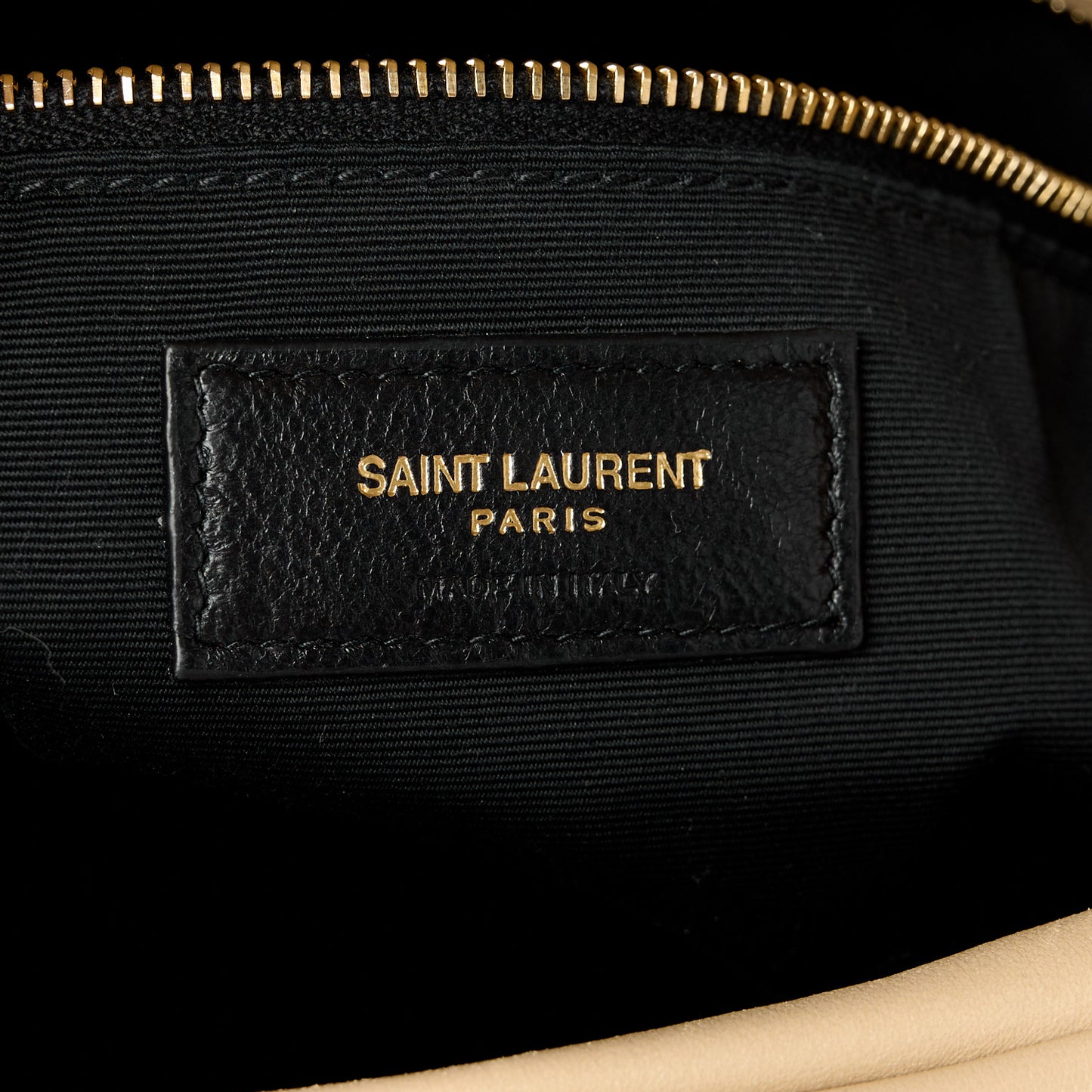 Lambskin Quilted Medium Loulou Puffer Monogram Chain Satchel Dark Beige